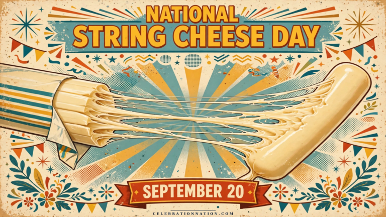 National String Cheese Day poster
