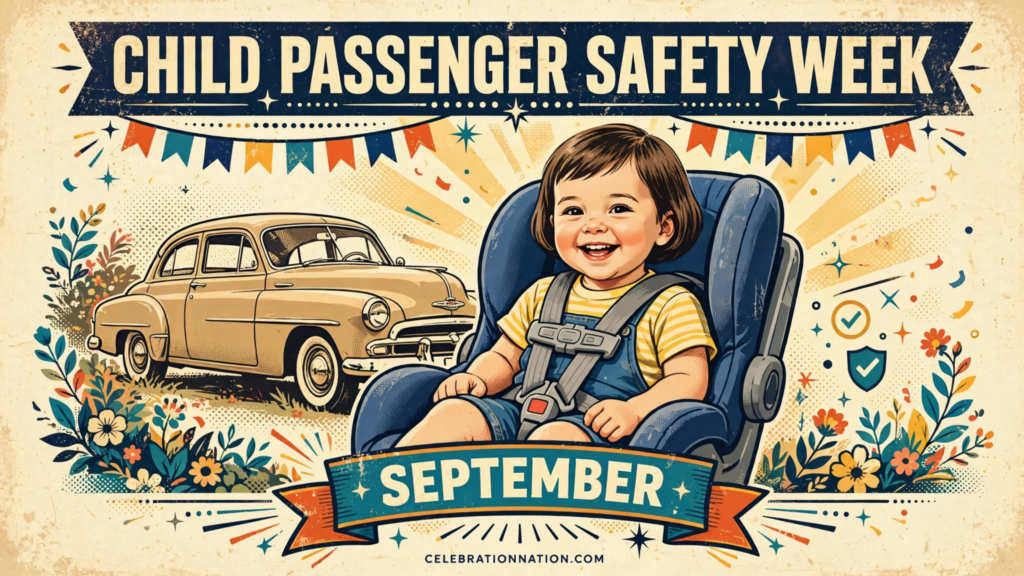 Child Passenger Safety Week poster