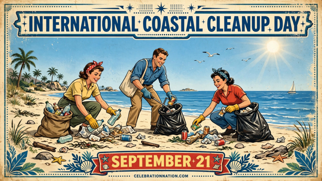 International Coastal Cleanup Day poster