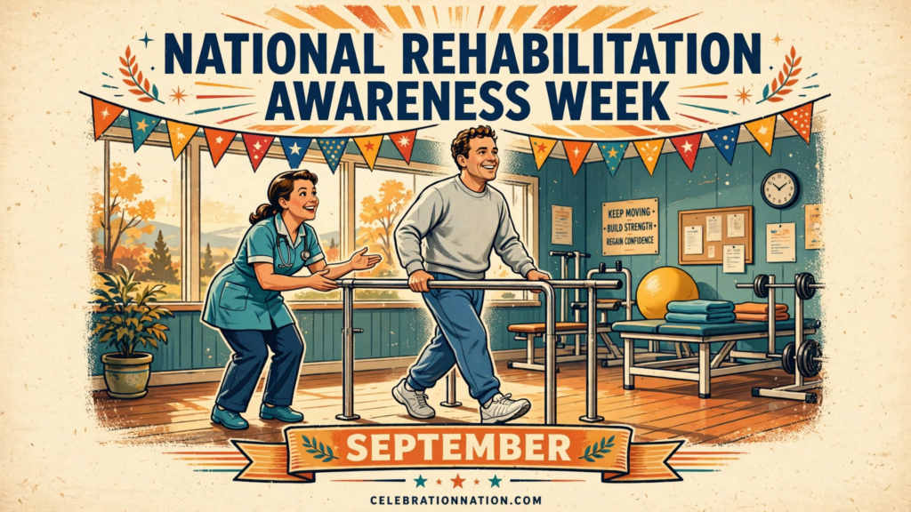 National Rehabilitation Awareness Week poster