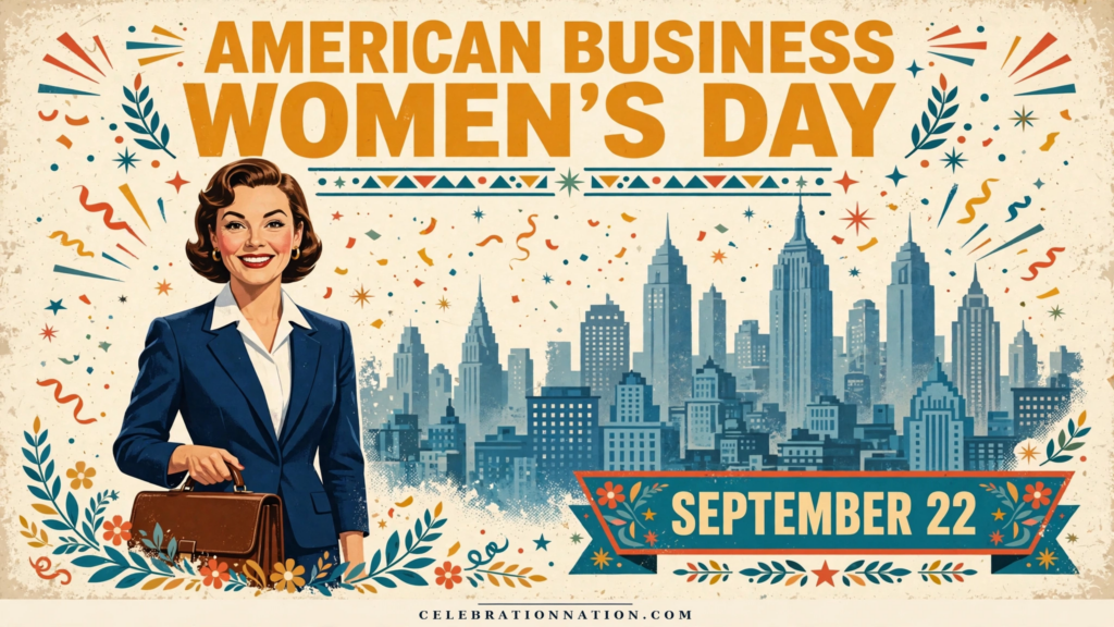 American Business Women’s Day poster