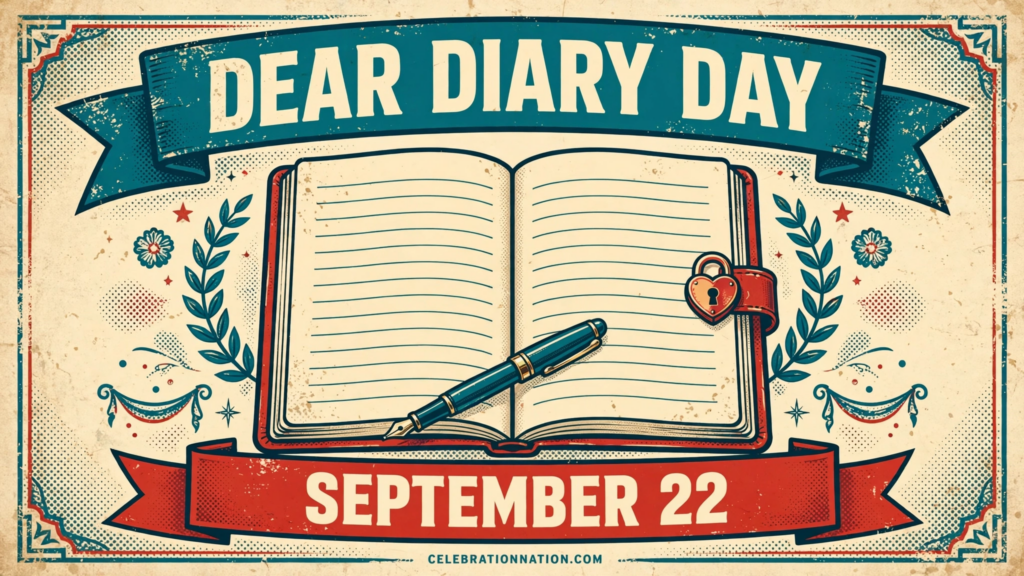 Dear Diary Day poster