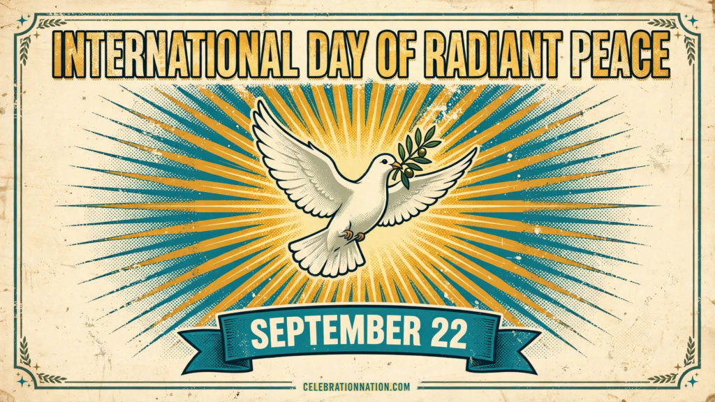 International Day of Radiant Peace poster