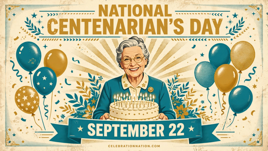 National Centenarian’s Day poster