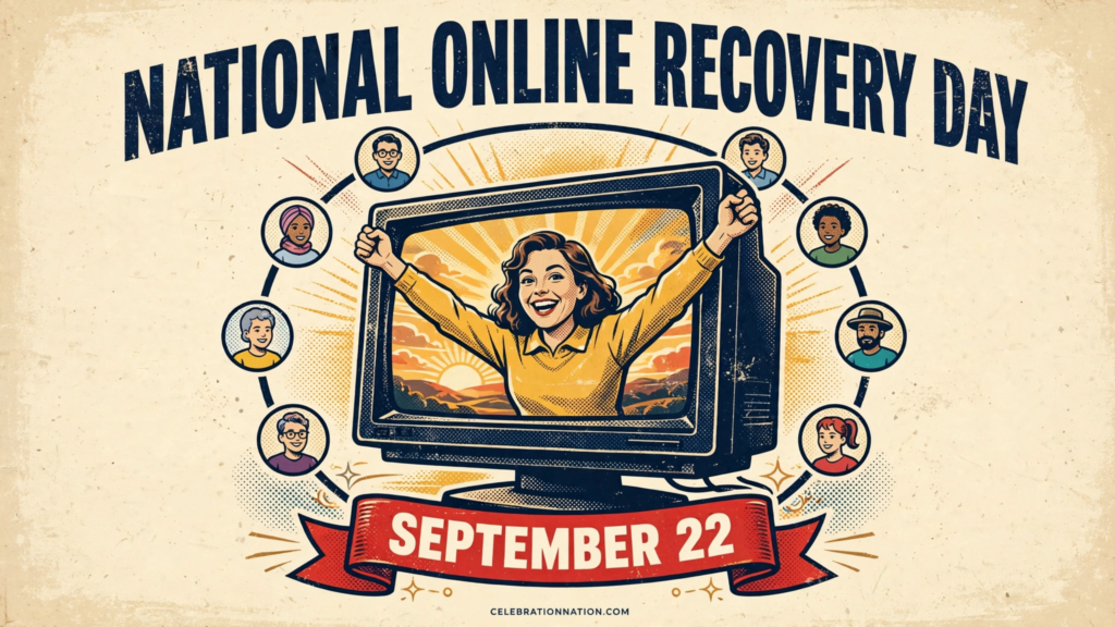 National Online Recovery Day poster