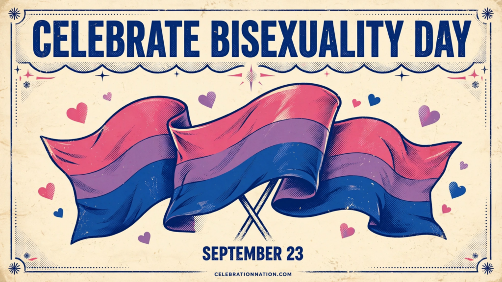 Celebrate Bisexuality Day poster
