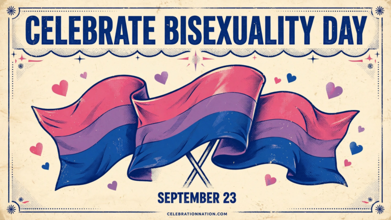 Celebrate Bisexuality Day poster