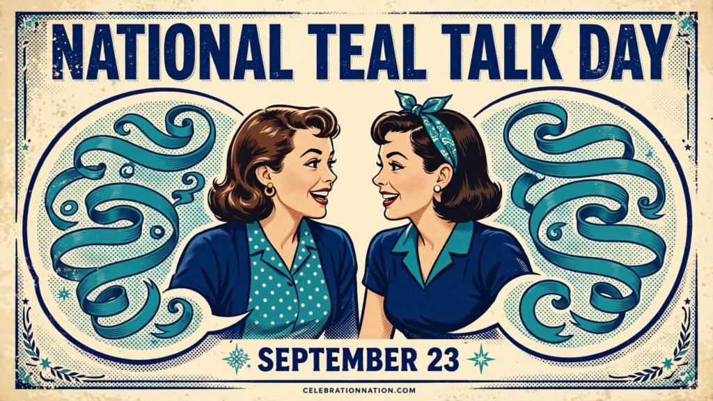 National Teal Talk Day poster
