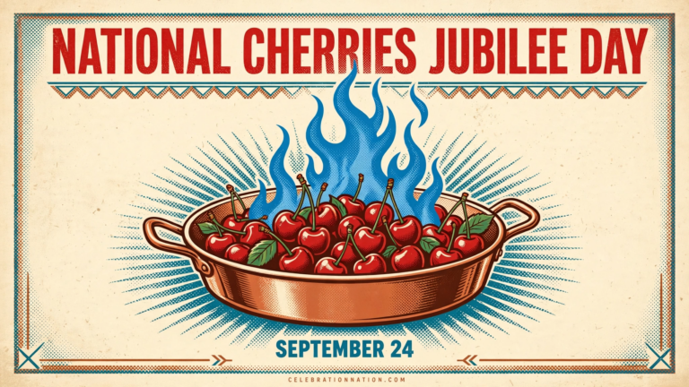National Cherries Jubilee Day poster