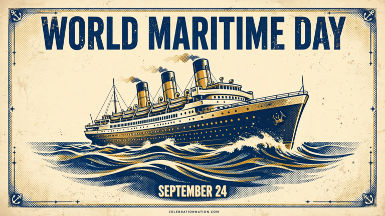 World Maritime Day poster