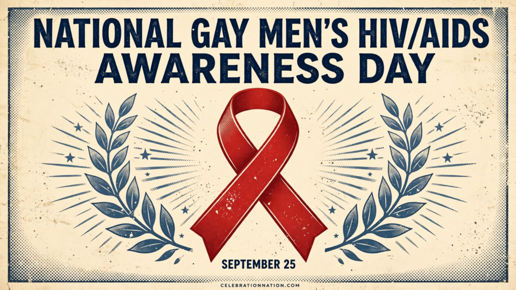 National Gay Men’s HIV/AIDS Awareness Day poster
