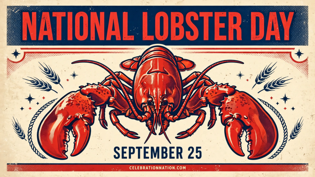 National Lobster Day poster