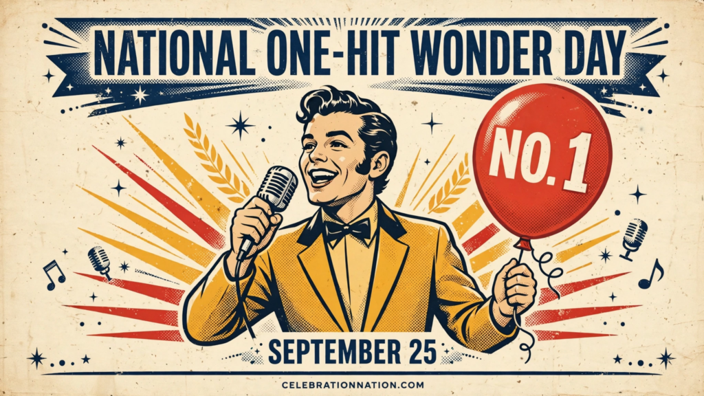National One-Hit Wonder Day poster