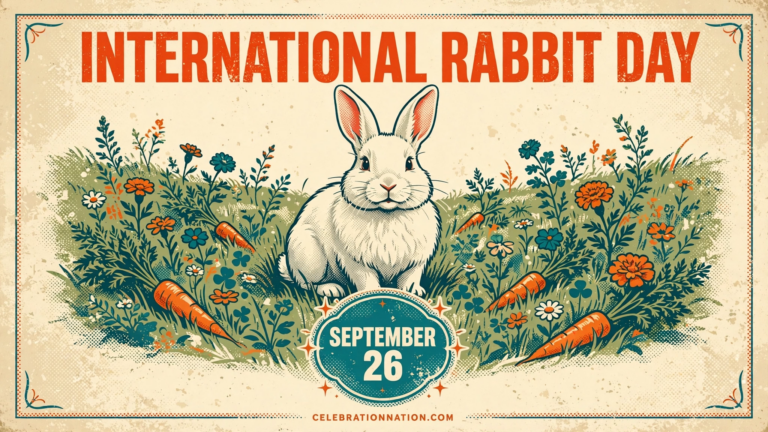 International Rabbit Day poster