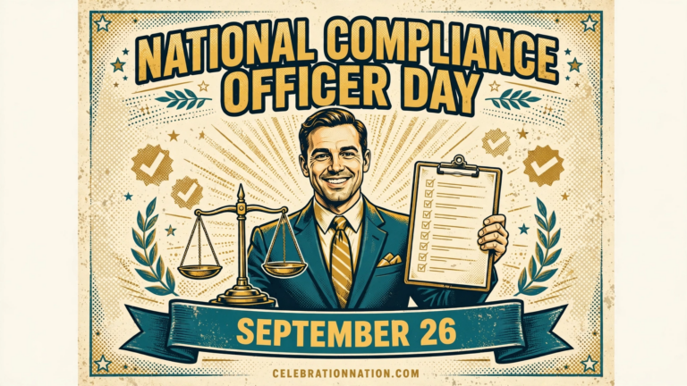 National Compliance Officer Day poster