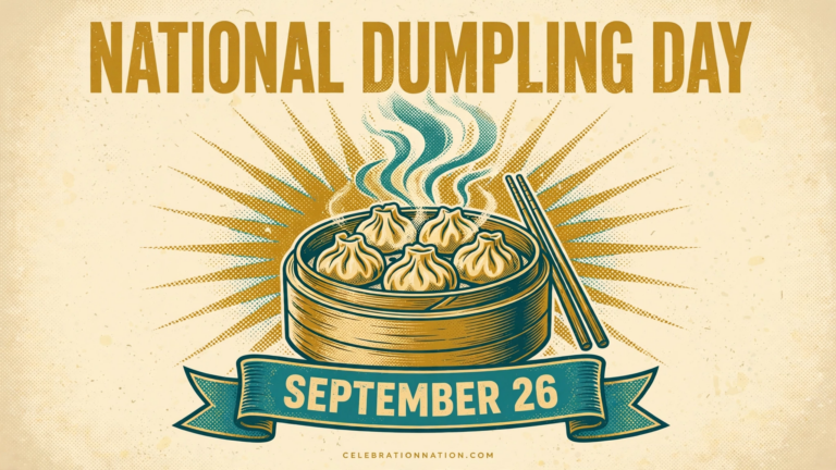National Dumpling Day poster