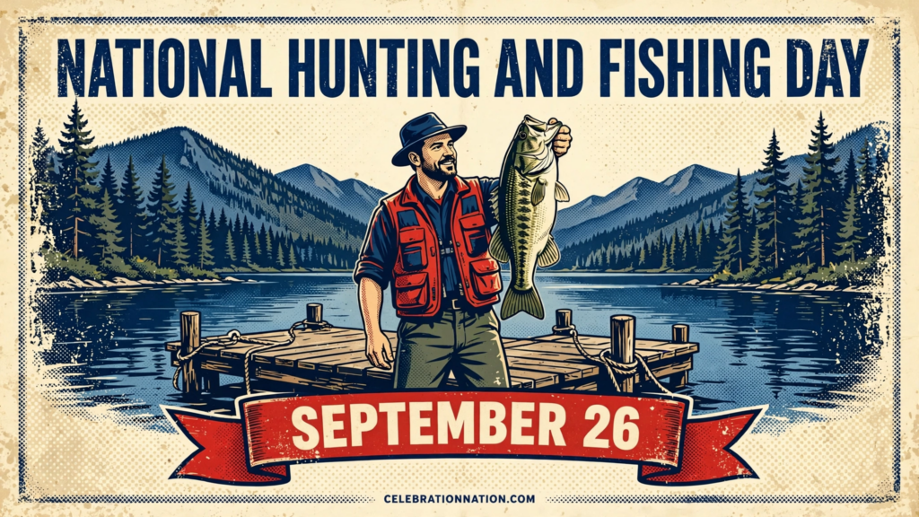 National Hunting and Fishing Day poster