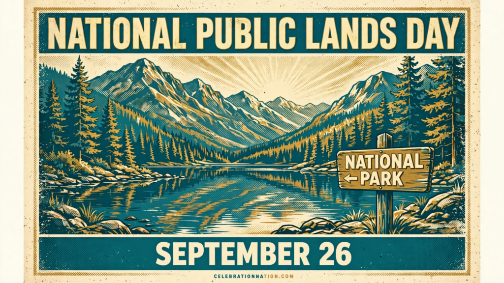 National Public Lands Day poster