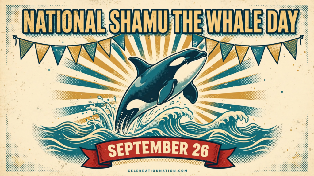 National Shamu the Whale Day poster