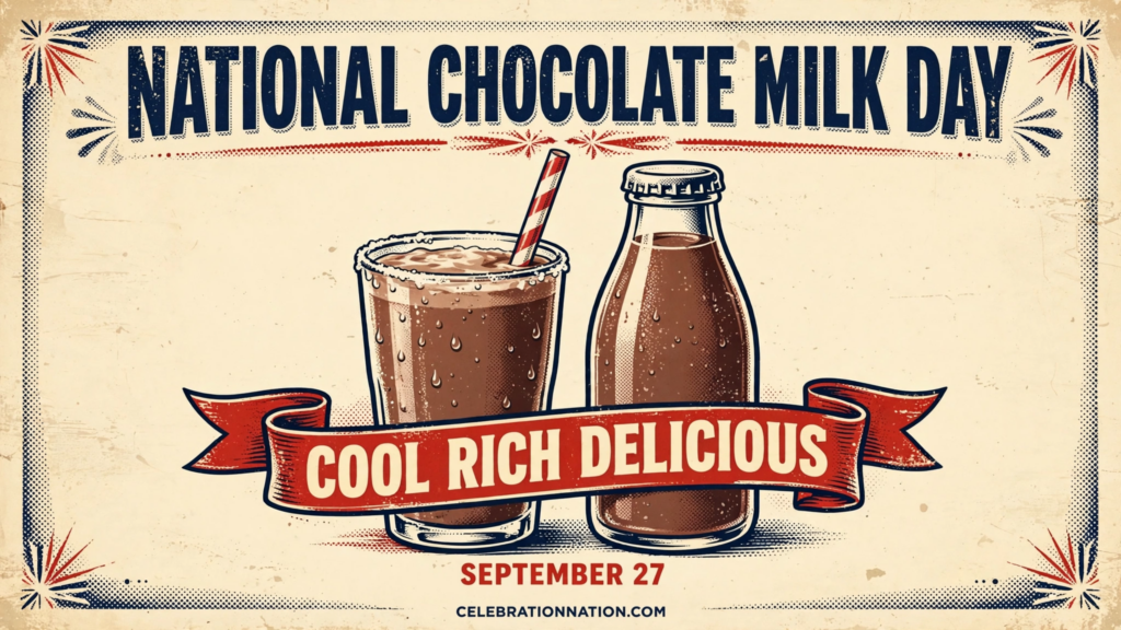 National Chocolate Milk Day poster