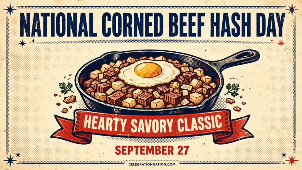 National Corned Beef Hash Day poster