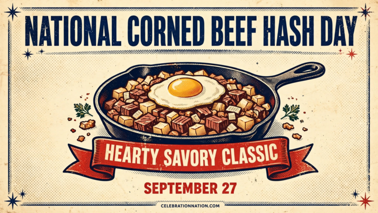 National Corned Beef Hash Day poster