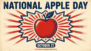 National Apple Day 16x9 landscape poster