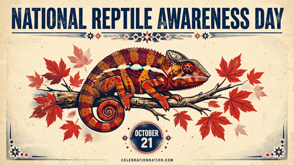 National Reptile Awareness Day poster