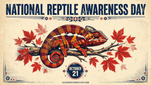 National Reptile Awareness Day 16x9 landscape poster