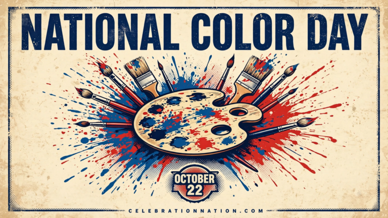 National Color Day poster