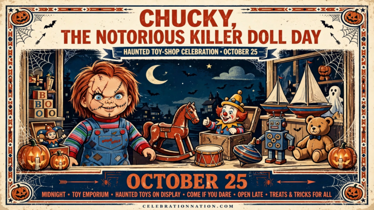 Chucky, The Notorious Killer Doll Day poster