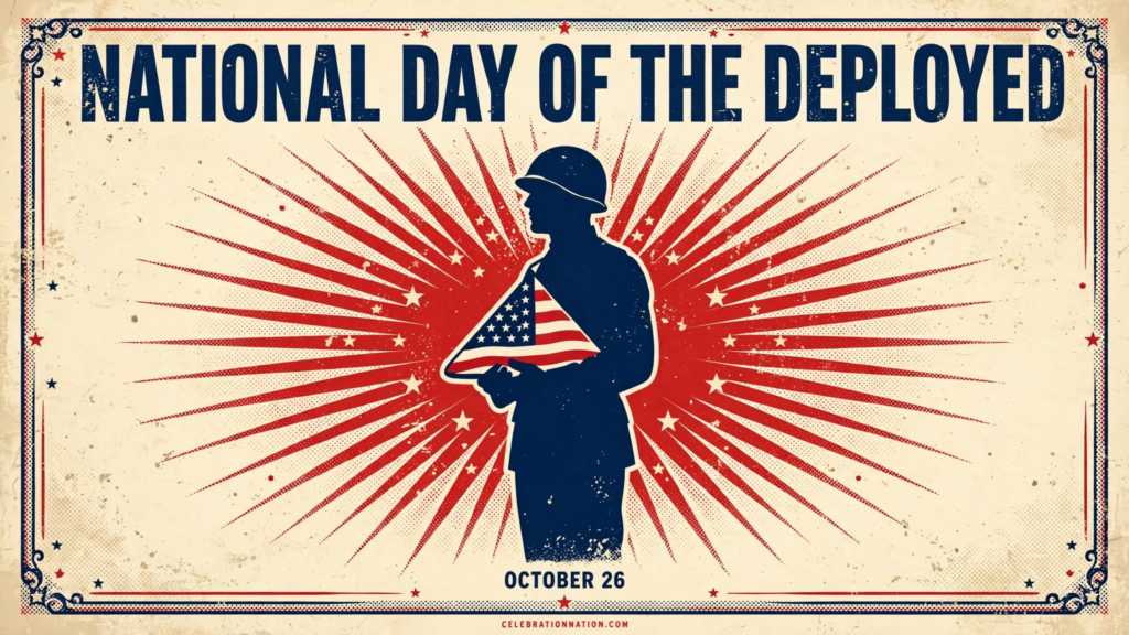National Day of the Deployed poster