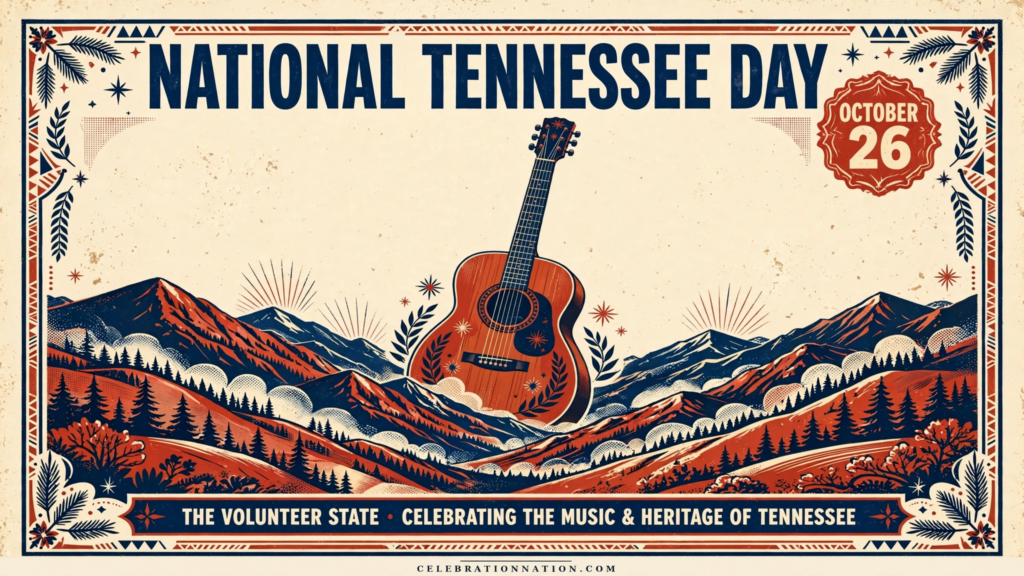 National Tennessee Day poster