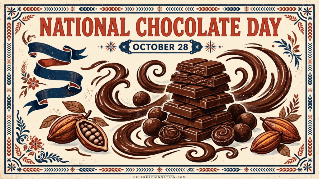 National Chocolate Day poster