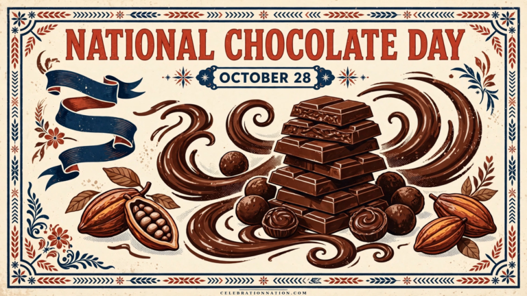 National Chocolate Day poster