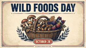 Wild Foods Day 16x9 landscape poster
