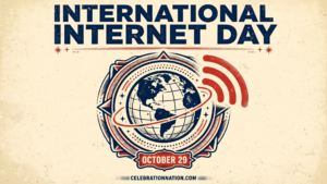 International Internet Day 16x9 landscape poster
