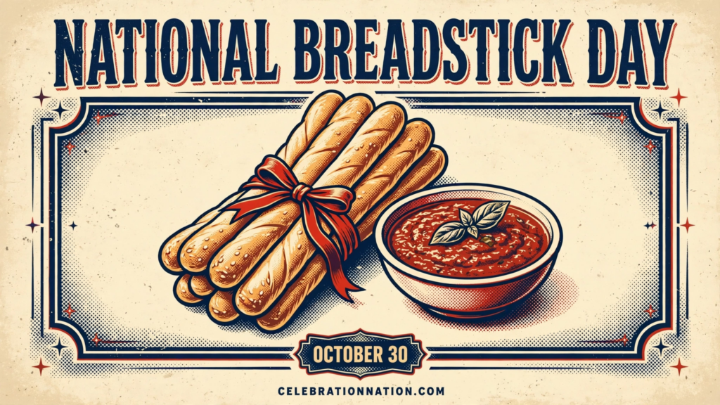 National Breadstick Day poster