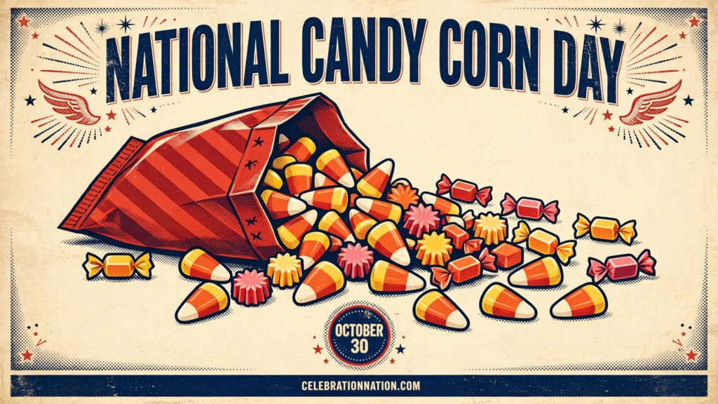 National Candy Corn Day poster