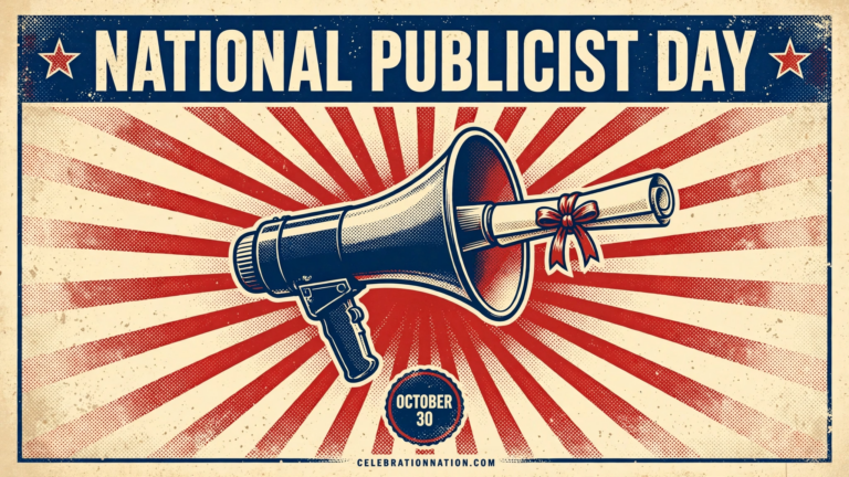 National Publicist Day poster