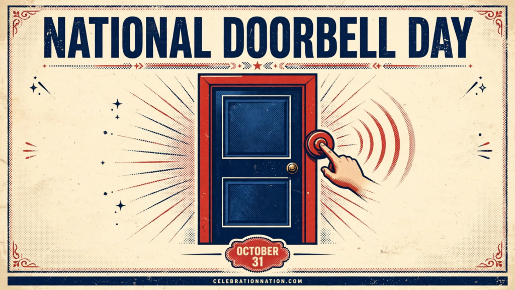 National Doorbell Day poster