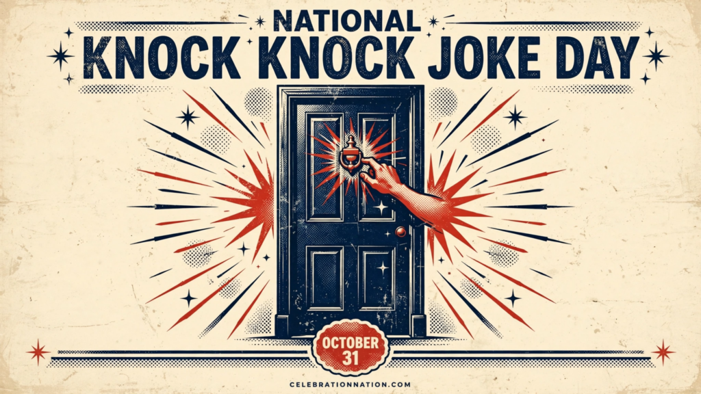 National Knock Knock Joke Day poster