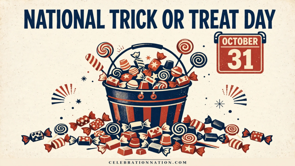 National Trick or Treat Day poster