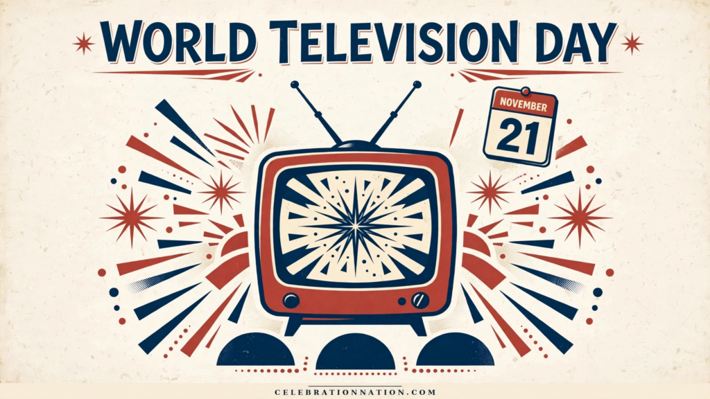 World Television Day poster