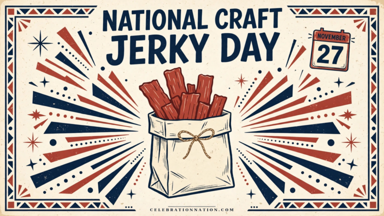 National Craft Jerky Day poster