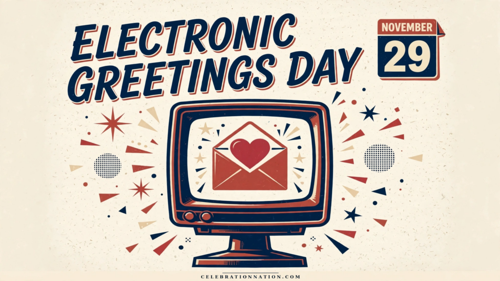 Electronic Greetings Day poster