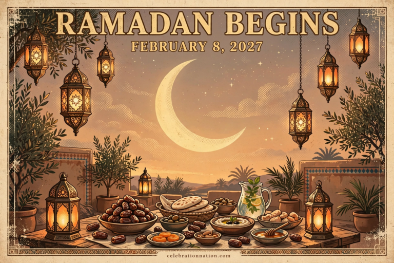 Ramadan Begins poster