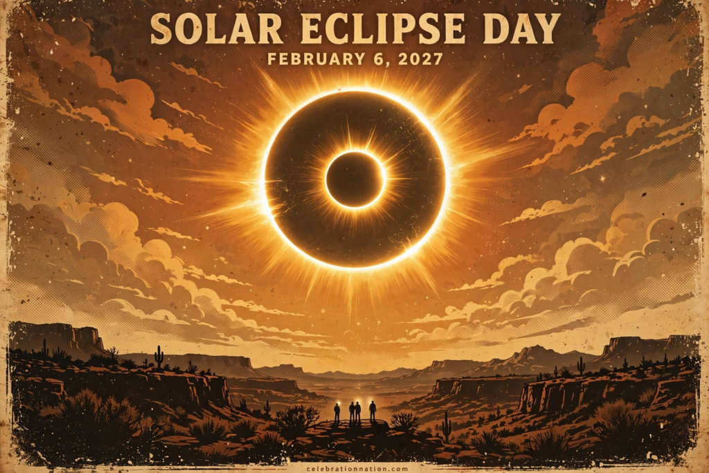 Solar Eclipse Day poster